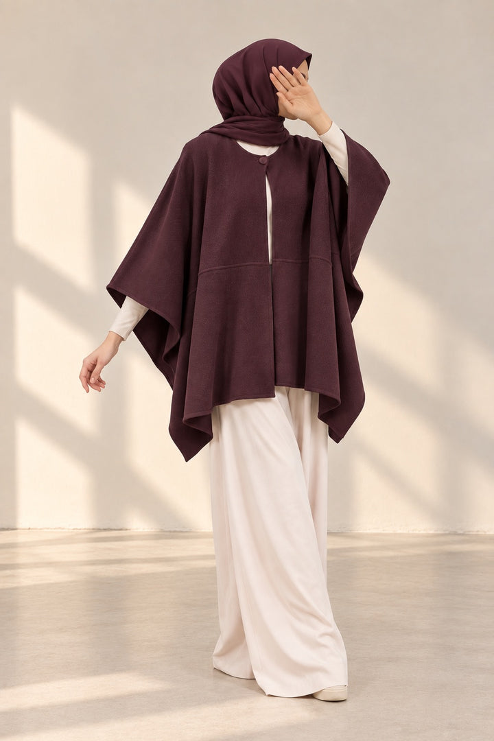 Cape with scarf
