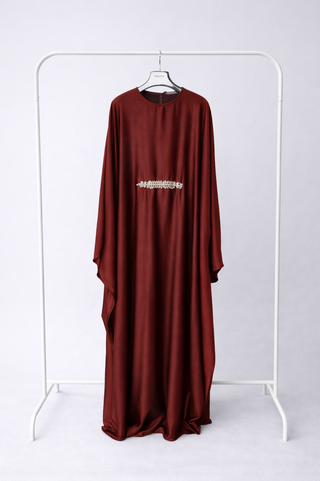 Kaftan Style belt embellished abaya with inner tie