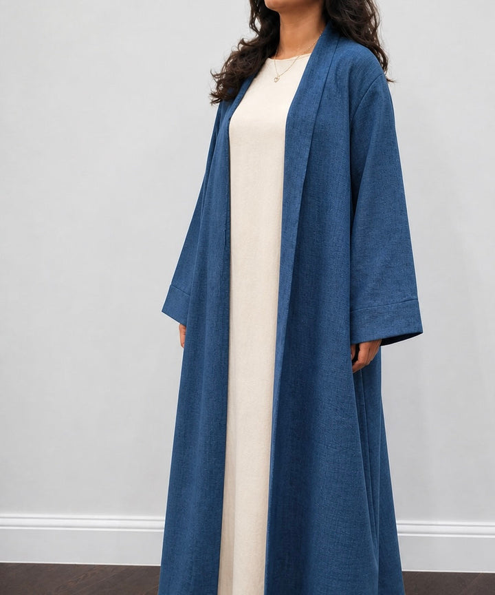 Daily Essential Relaxed Lightweight Open Abaya