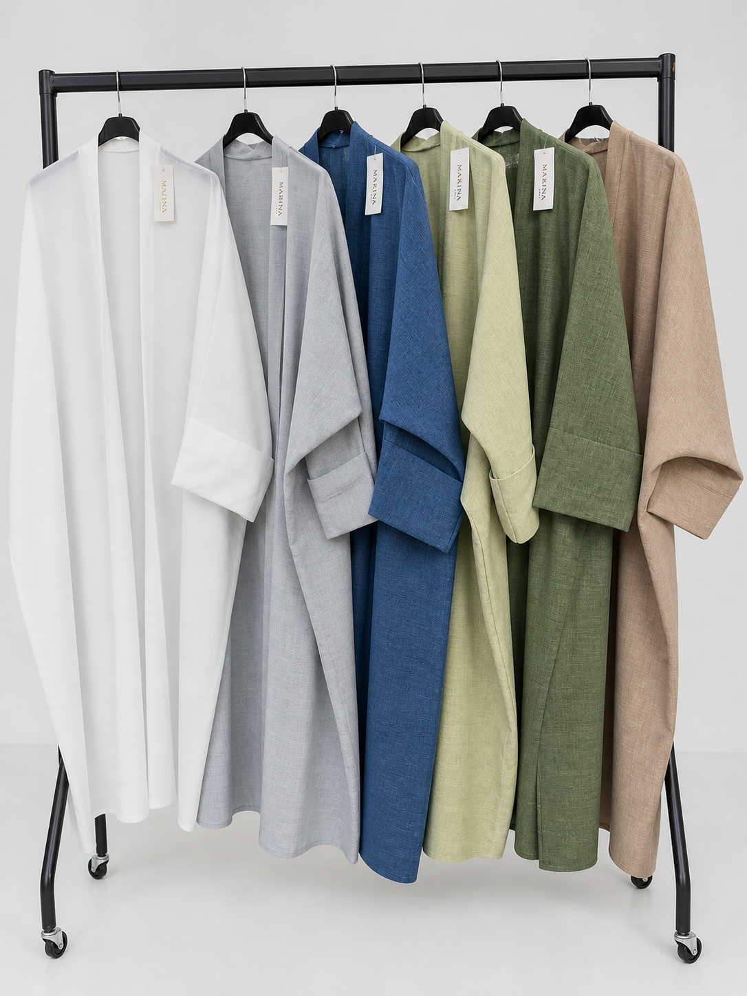 Daily Essential Relaxed Lightweight Open Abaya