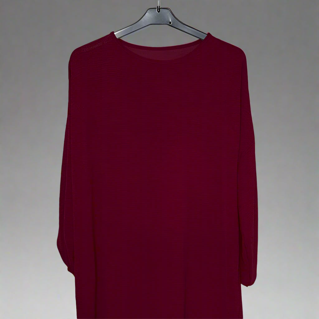 Plain Long dress with pockets