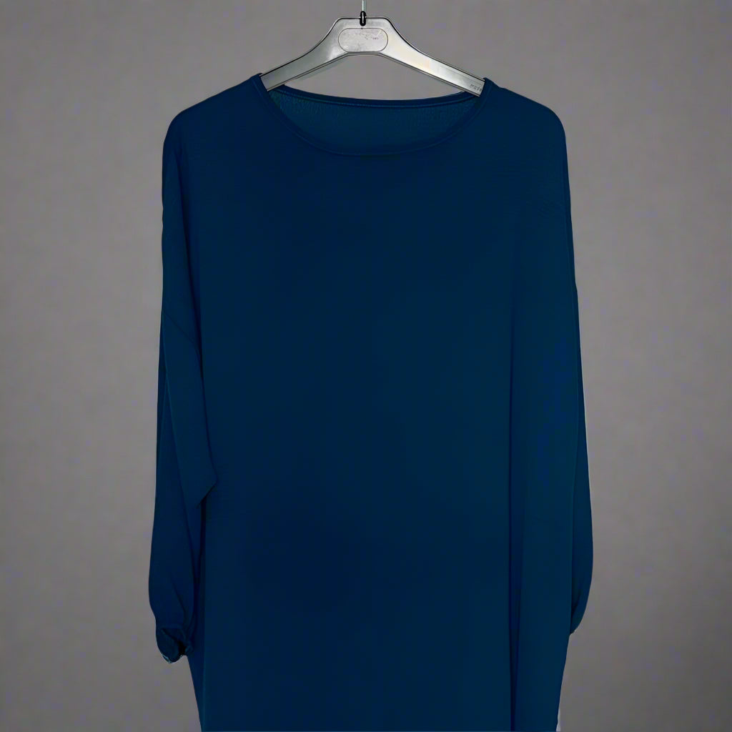 Plain Long dress with pockets