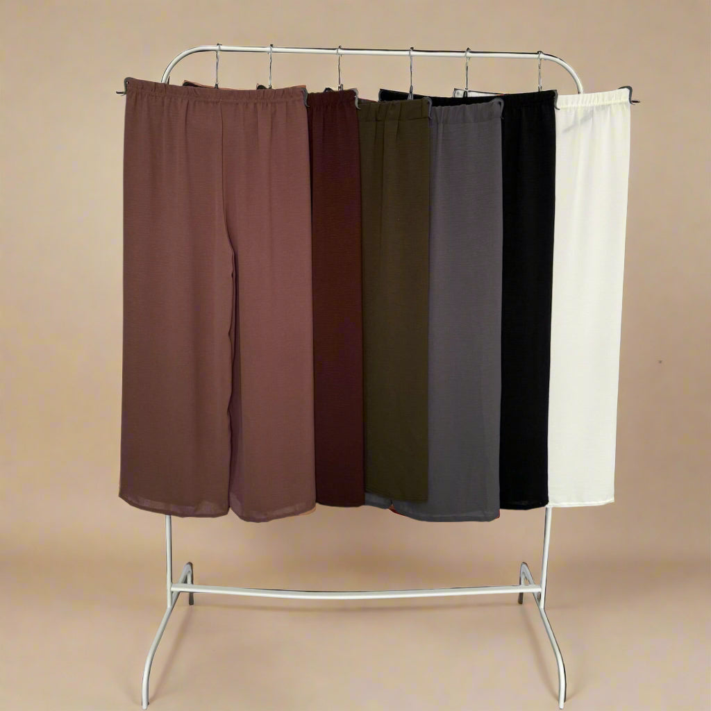 Daily essential straight leg trousers