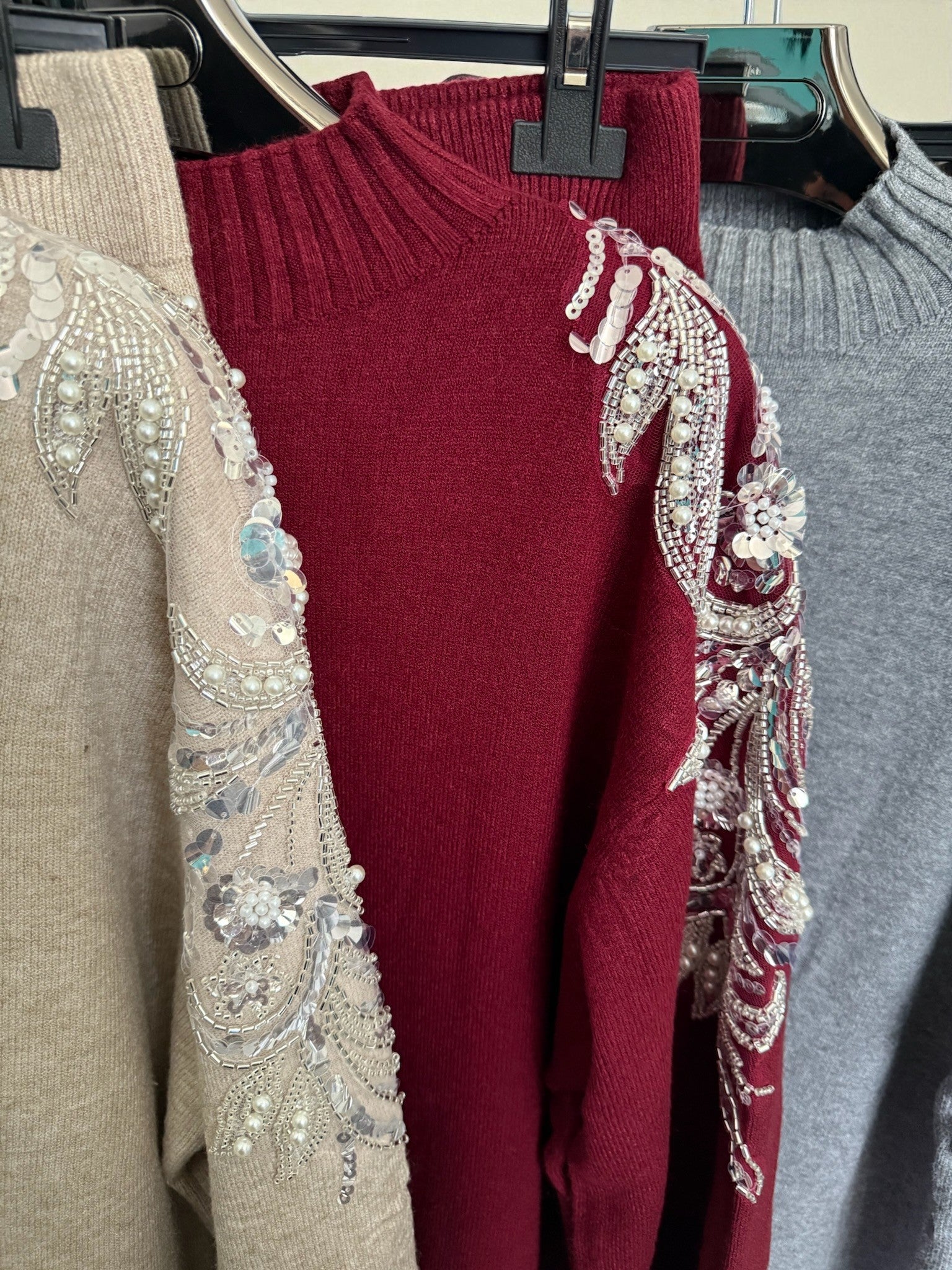 High-neck Embellished Set