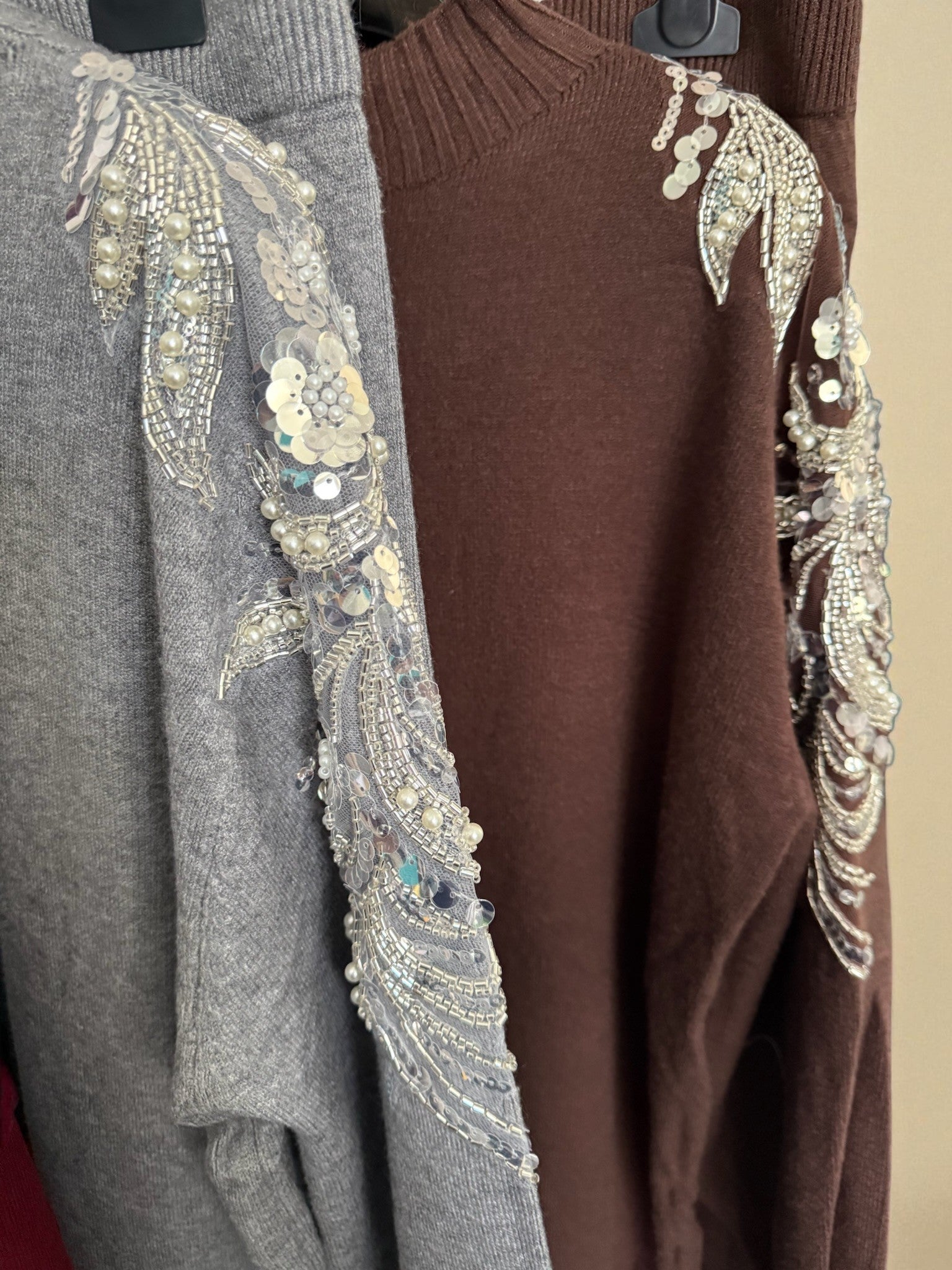 High-neck Embellished Set