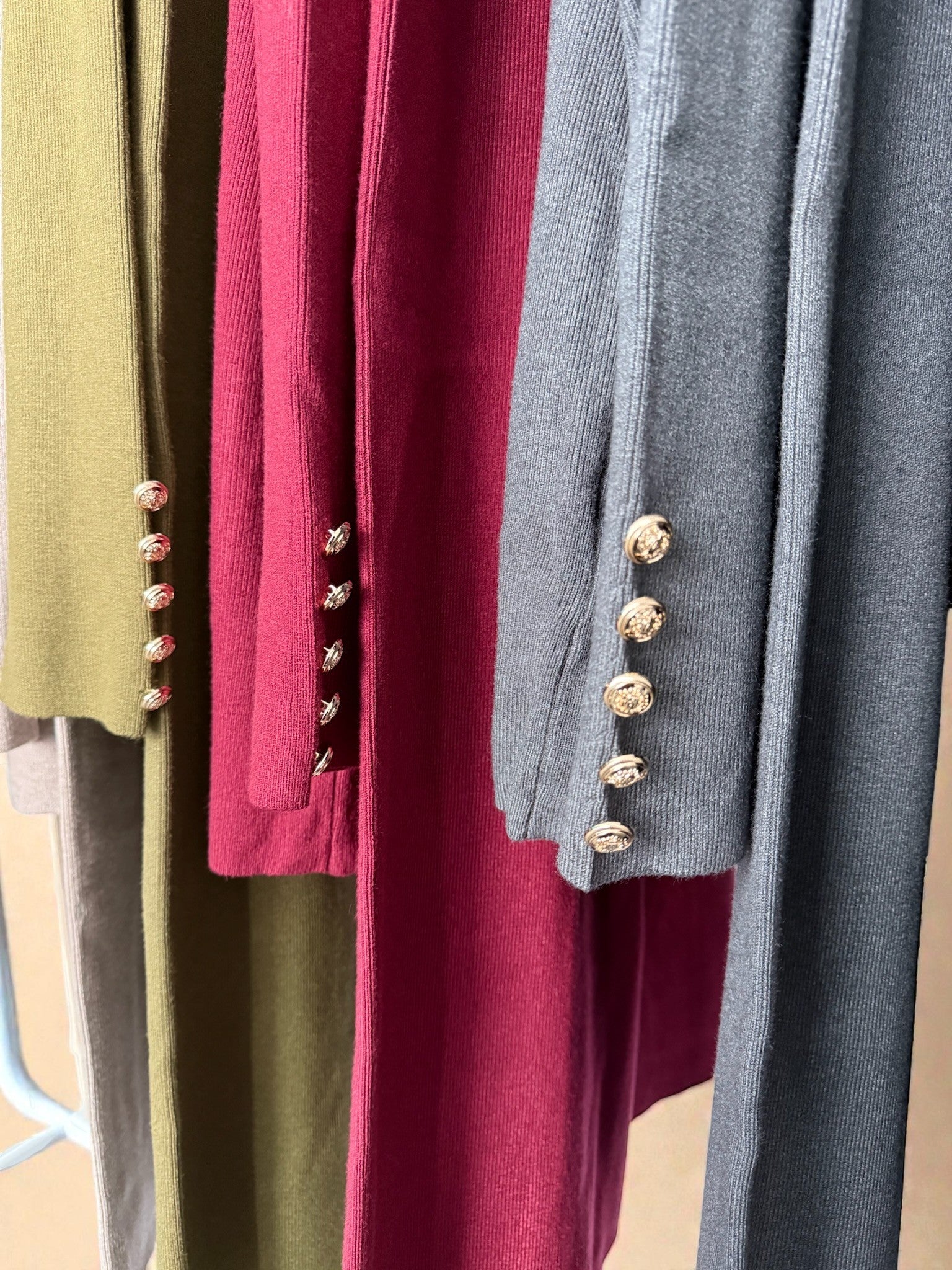 Premium Ribbed Button down Cardigan set