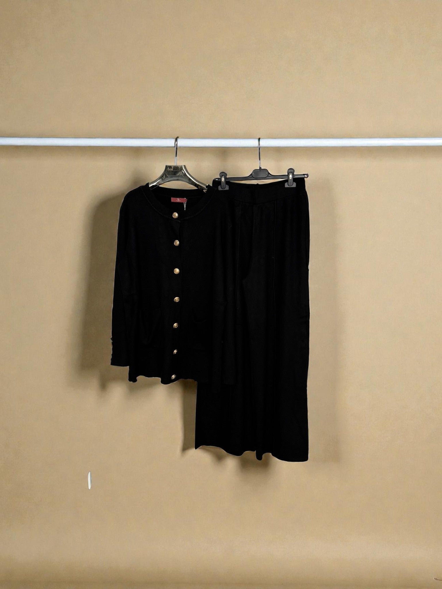 Premium Ribbed Button down Cardigan set