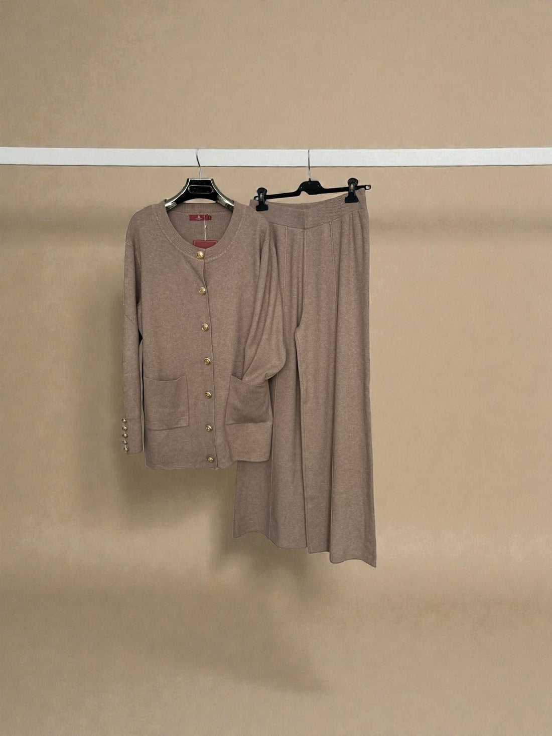 Premium Ribbed Button down Cardigan set