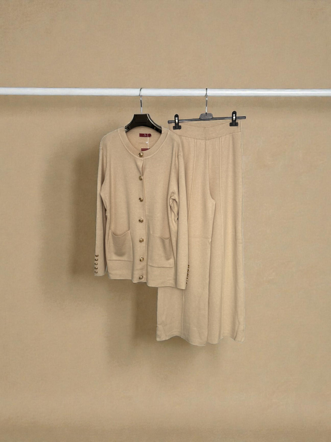 Premium Ribbed Button down Cardigan set