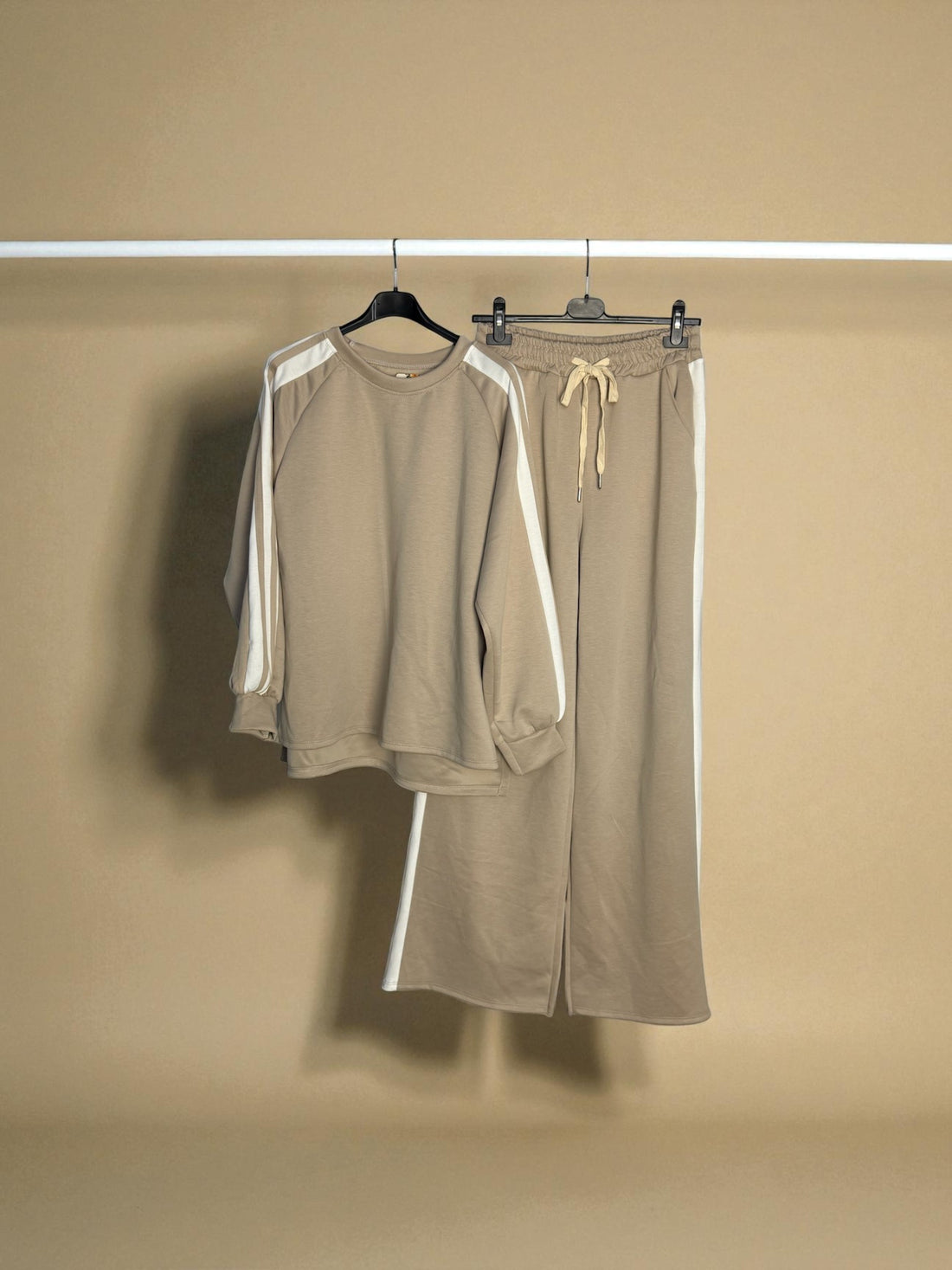 Striped sweatshirt set