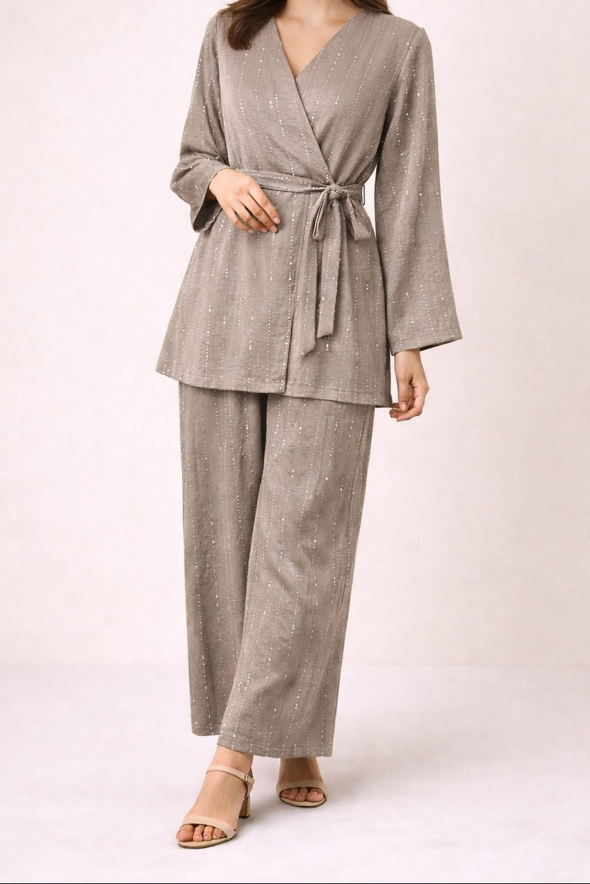 Diamonte Belted Co-ord Set