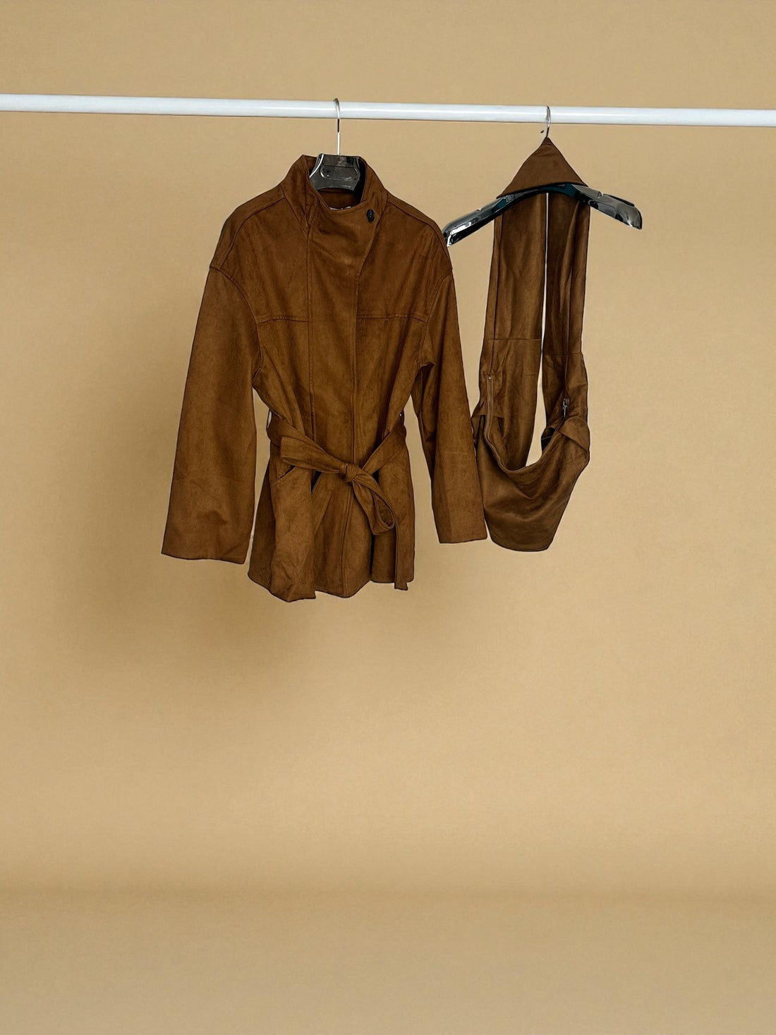 Suede Jacket with matching Sidebag