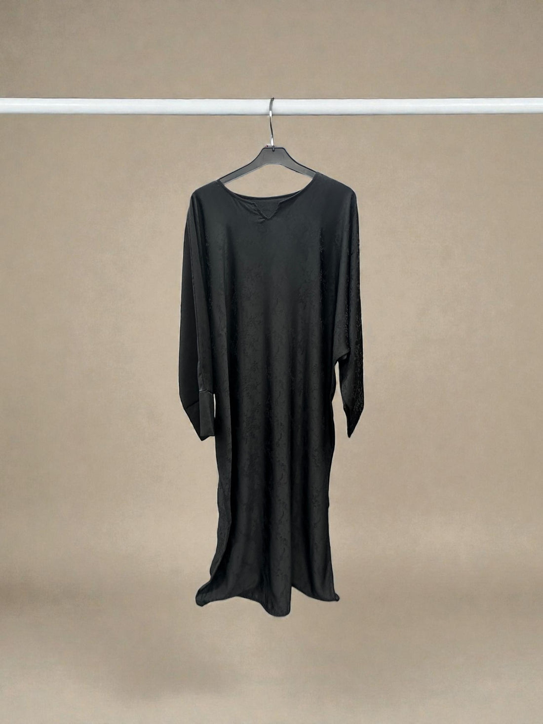 Textured Satin Maxi Dress