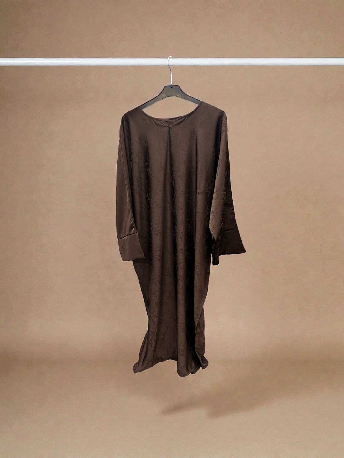 Textured Satin Maxi Dress