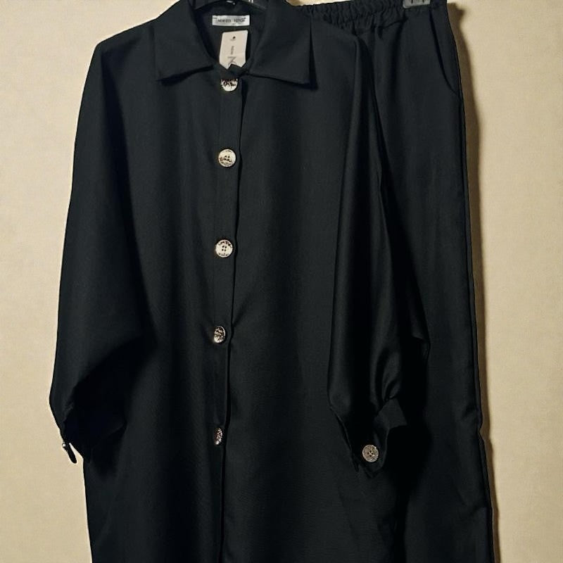 Gold buttoned co-ord set