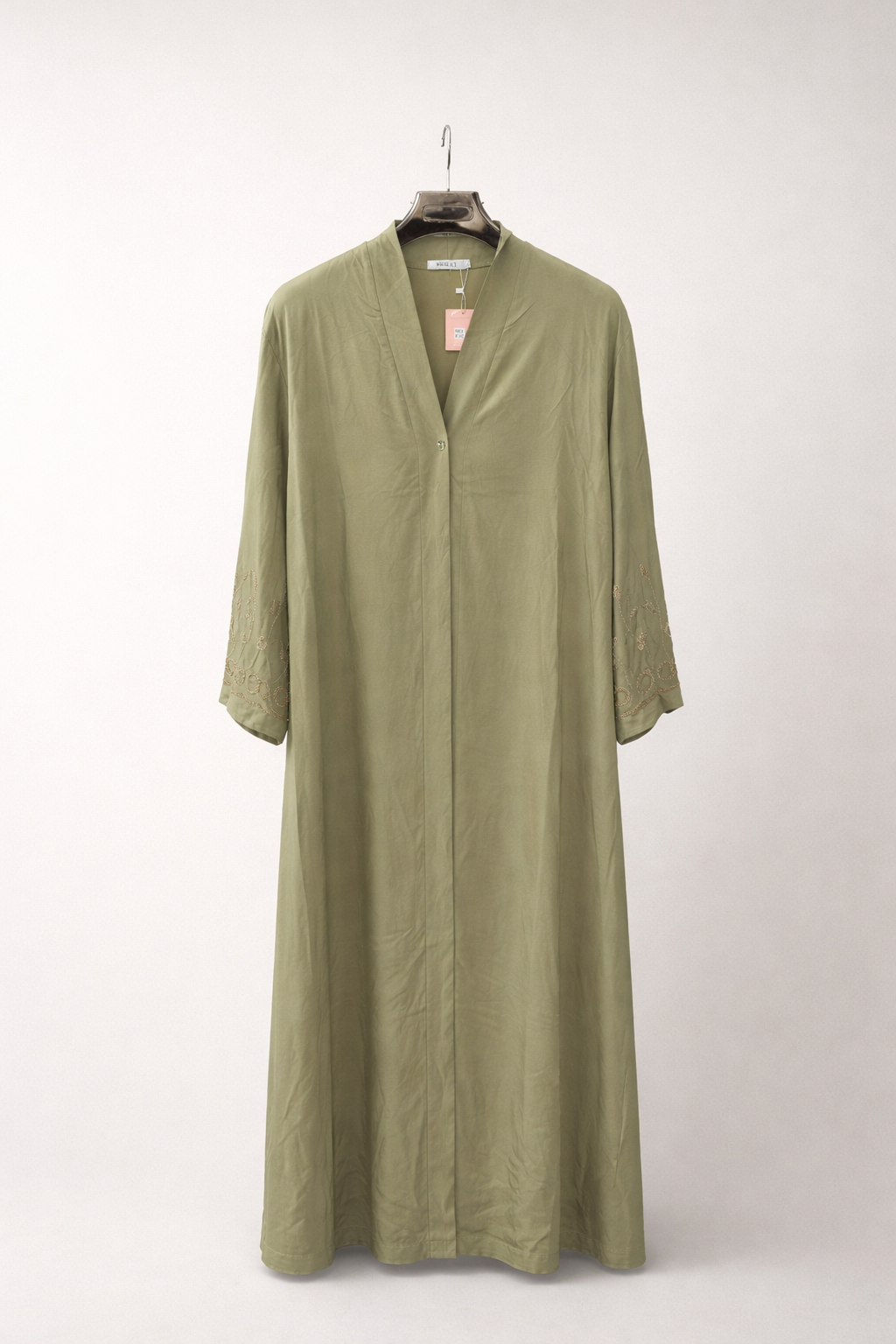 Vine Sleeve Embroidered Abaya