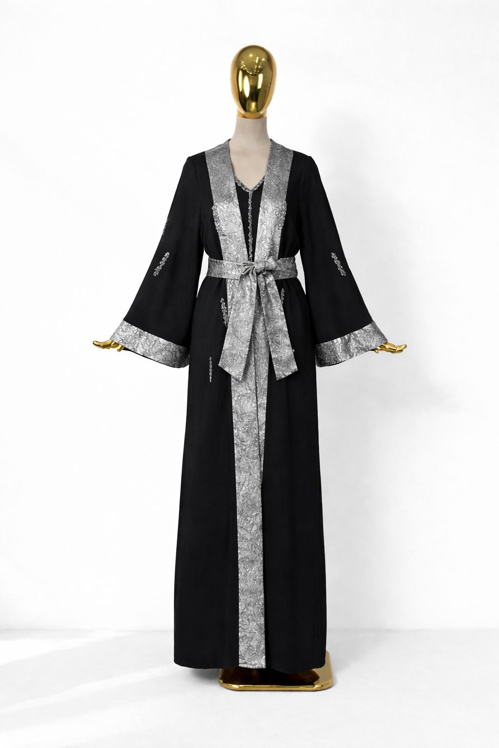 Tapestry Belted Abaya