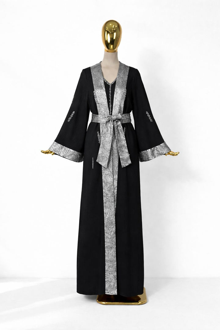 Tapestry Belted Abaya