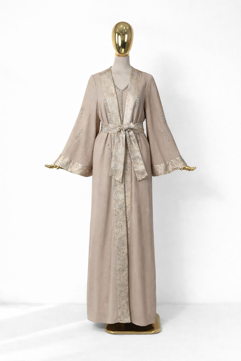 Tapestry Belted Abaya